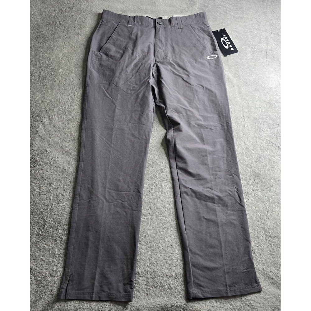 Oakley Take Pant 2.5 Mens 34x34 Gray Forged Iron Stretch Golf Comfort Hydrolix